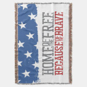 Couverture Maison des libres grâce aux braves drapeau américa (devant Vertical)