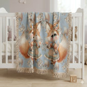 Couverture Maisonnette Capriceuse Florale Pastel Renard