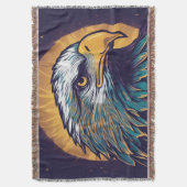 Couverture Majestic Bald Eagle (devant Vertical)