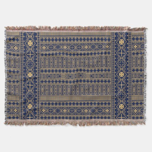 Couverture Mali Bamana Bogolanfini Motif (Devant)