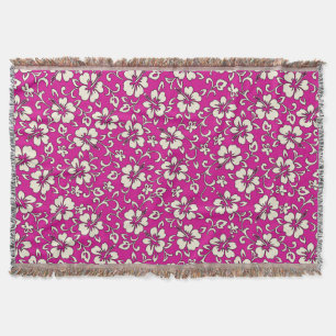 Couverture Malia Hibiscus Hawaiian Floral Thaillot Blanket