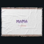 Couverture Mama happy mothers retro purple add name text vint<br><div class="desc">design</div>