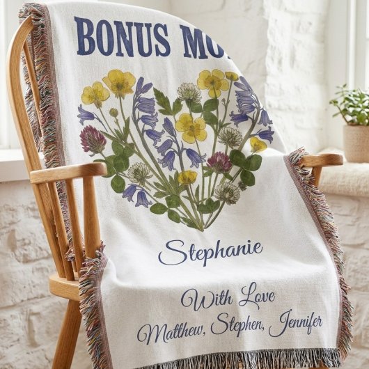 Couverture Maman Bonus Cœur Floral