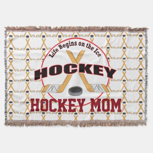 Couverture Maman d'hockey de la vie d'hockey (Devant)