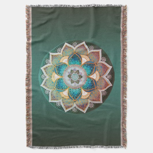 Couverture Mandala - Blanche (devant Vertical)
