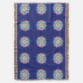 Couverture mandala Blue Bayou (devant Vertical)