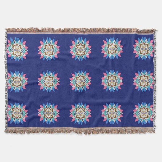 Couverture mandala Blue Bayou (Devant)