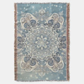 Couverture Mandala de flocon de neige dans Frosty Hues 3 (devant Vertical)