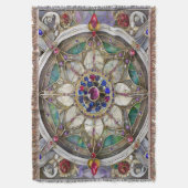 Couverture Mandala de rubis, d'améthyste, de saphir et de per (devant Vertical)
