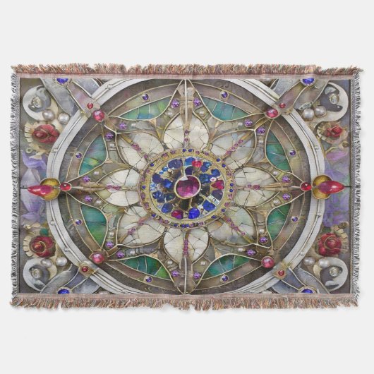 Couverture Mandala de rubis, d'améthyste, de saphir et de per (Devant)