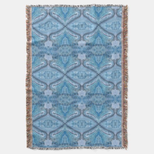 Couverture Mandala géométrique bleu (devant Vertical)