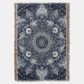 Couverture Mandala Indigo (devant Vertical)