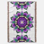Couverture Mandala Motif 02 en violet (devant Vertical)