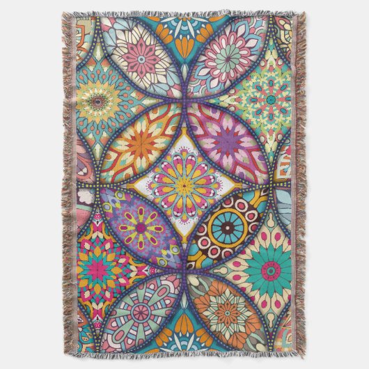 Couverture Mandala Motif - Blanket (devant Vertical)