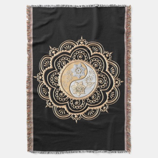 Couverture Mandala or et argent (devant Vertical)