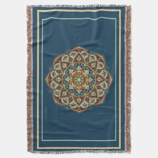 Couverture Mandala Oriental - Lance Blanket (devant Vertical)