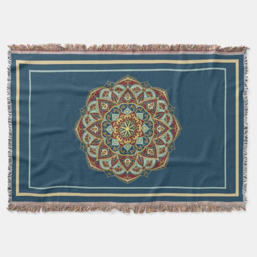 Couverture Mandala Oriental - Lance Blanket (Devant)