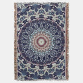 Couverture Mandala ronde sans couture motif arabe k (devant Vertical)