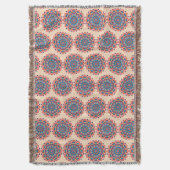 Couverture Mandala vibrant en couleur Hexcolor (devant Vertical)