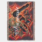 Couverture Mandala Yoga Méditation Namaste Spirituel (devant Vertical)