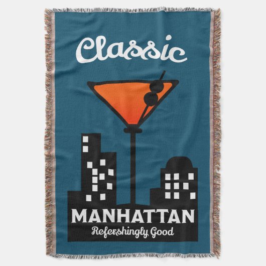 Couverture Manhattan Cocktail Wall Art (devant Vertical)