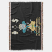 Couverture Manifesting Wealth Monkey zen art  (devant Vertical)