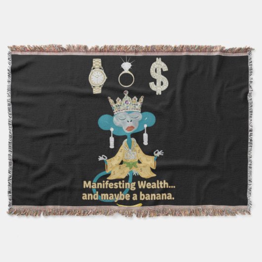 Couverture Manifesting Wealth Monkey zen art  (Devant)