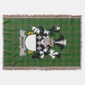 Couverture Manteau d'armoiries irlandais Famille Crest Irland (Devant)