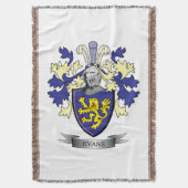 Couverture Manteau de crête de famille d'Evans des bras (devant Vertical)