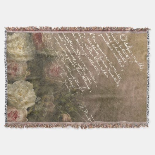 Couverture Manuscrit d'Amour - Plaid (Devant)