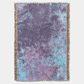 Couverture Marbre bleu, rose et violet Abstrait (devant Vertical)