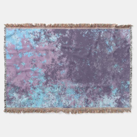 Couverture Marbre bleu, rose et violet Abstrait (Devant)