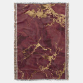 Couverture Marbre doré bordeaux moderne luxe élégant (devant Vertical)