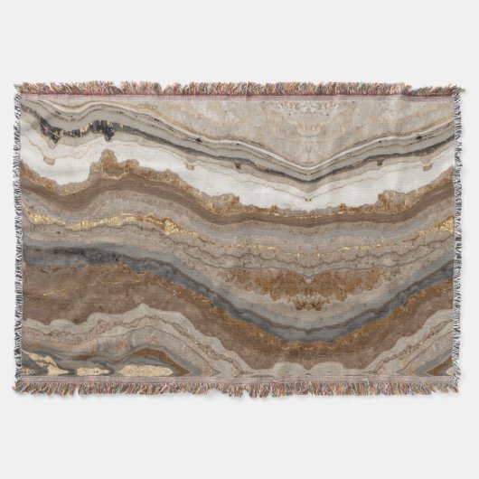 Couverture marbre gris beige marron granit scandinave (Devant)