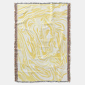 Couverture Marbre jaune élégant : Texture dessinée à la main (devant Vertical)