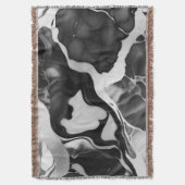 Couverture Marbre noir et blanc tendance (devant Vertical)