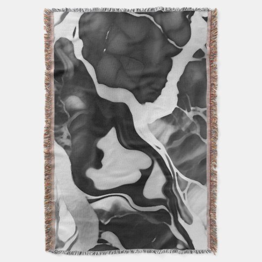 Couverture Marbre noir et blanc tendance (devant Vertical)