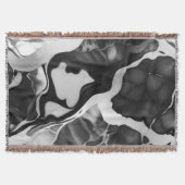 Couverture Marbre noir et blanc tendance (Devant)