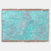 Couverture Marbre turquoise Abstrait (Devant)
