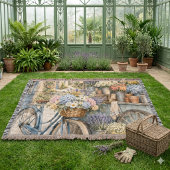 Couverture Marché de fleurs Bloomcore avec bicyclette