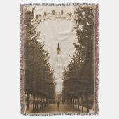 Couverture Marchez sur la ligne - London Eye Throw Blanket (devant Vertical)
