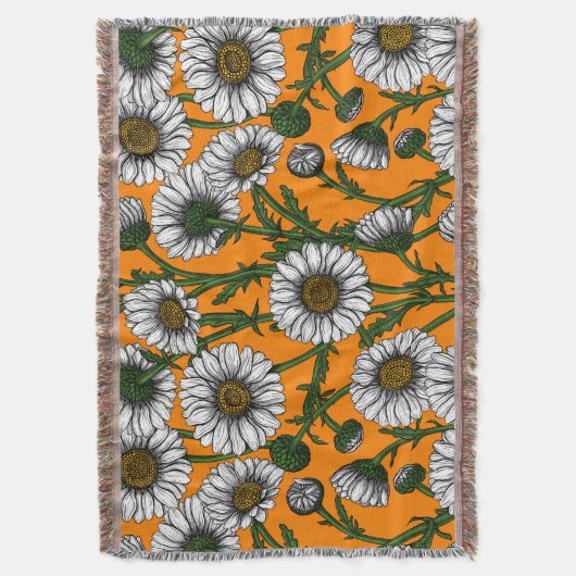 Couverture Marguerites sur orange (devant Vertical)