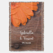 Couverture Mariage campagnard rustique en bois d'orange (devant Vertical)