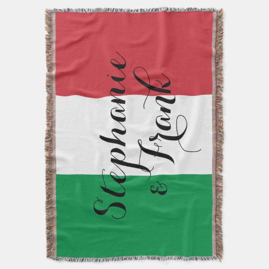Couverture Mariage couleur drapeau italien (devant Vertical)