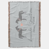 Couverture Mariage de Chevaux rose et gris (devant Vertical)
