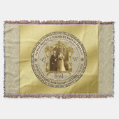 Couverture Mariage d'or Anniversaire classique cadre photo (Devant)