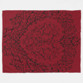 Couverture Mariage gothique du Coeur rouge et noir (Devant (Horizontal))