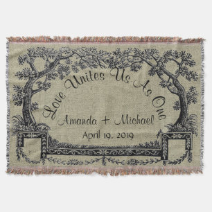Couverture Mariage personnalisé par cadre français antique