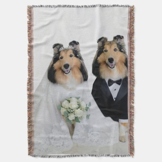 Couverture Mariée et marié Sheltie (devant Vertical)