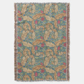 Couverture Marigold florale bleu bronzé en détresse William M (devant Vertical)